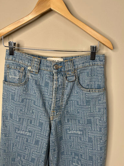 Preowned Lanvin Lightwash Denim Jeans Size 26