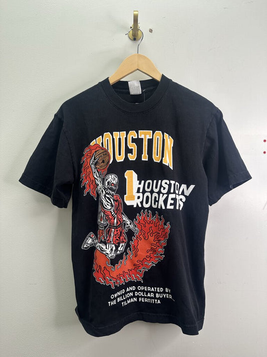 Preowned Warren Lotus Black Houston tee Size Small