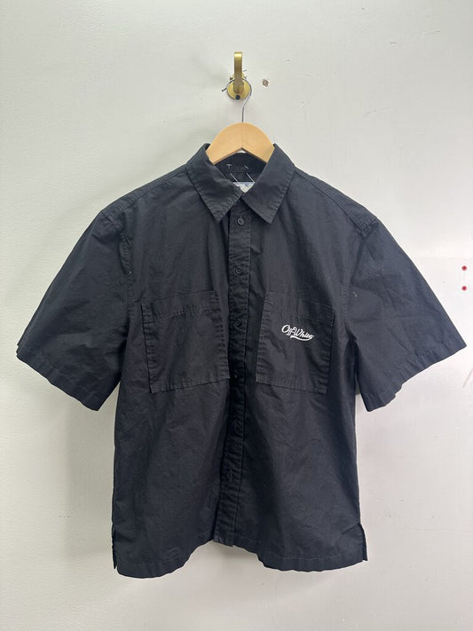 Preowned Supreme Black Work Button Up Size Small