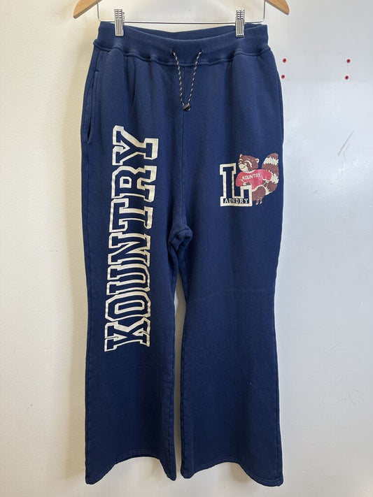 New Kapital Navy Spellout Sweatpants Size 3