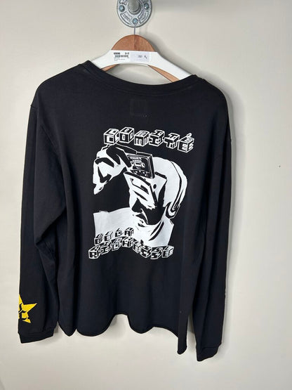 New Wealth Comte Black Longsleeve Size Medium
