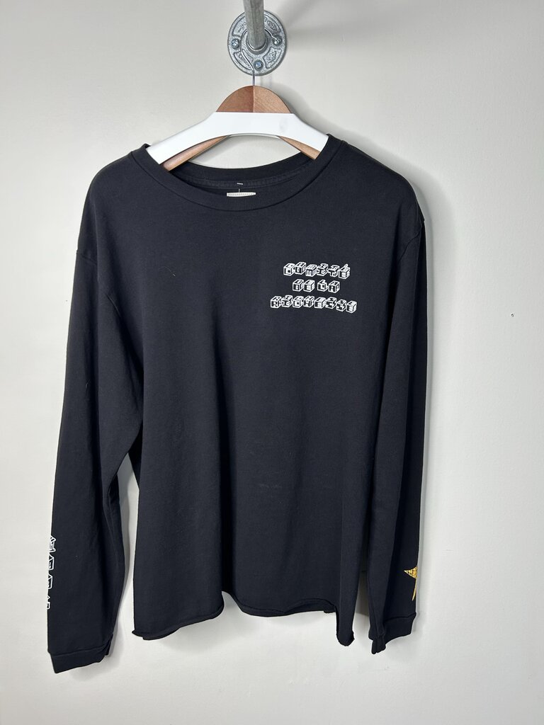New Wealth Comte Black Longsleeve Size XXL