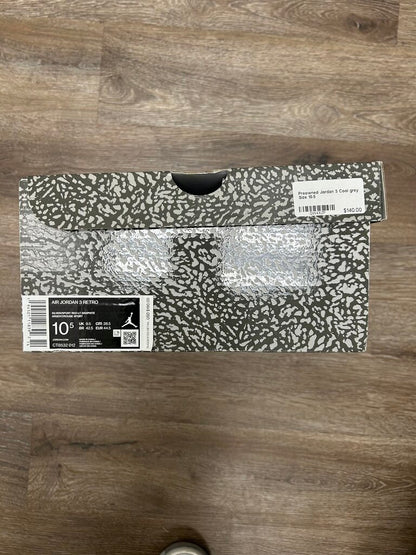 Preowned Jordan 3 Cool grey Size 10.5