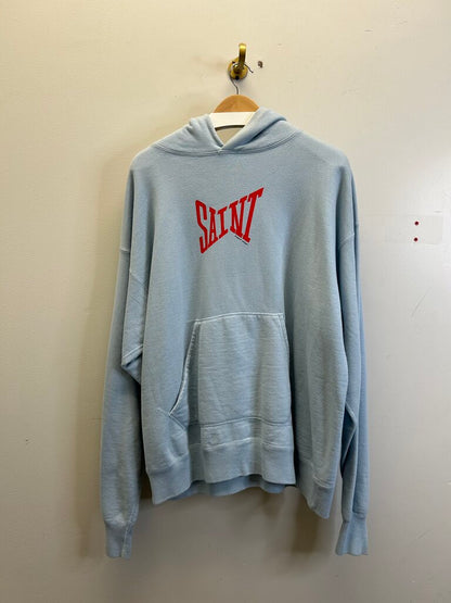 New Saint Michael Everlast Blue Hoodie Size XL