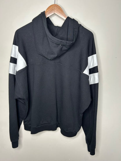 Preowned Balenciaga Grey White Stripe Hoodie sz.2
