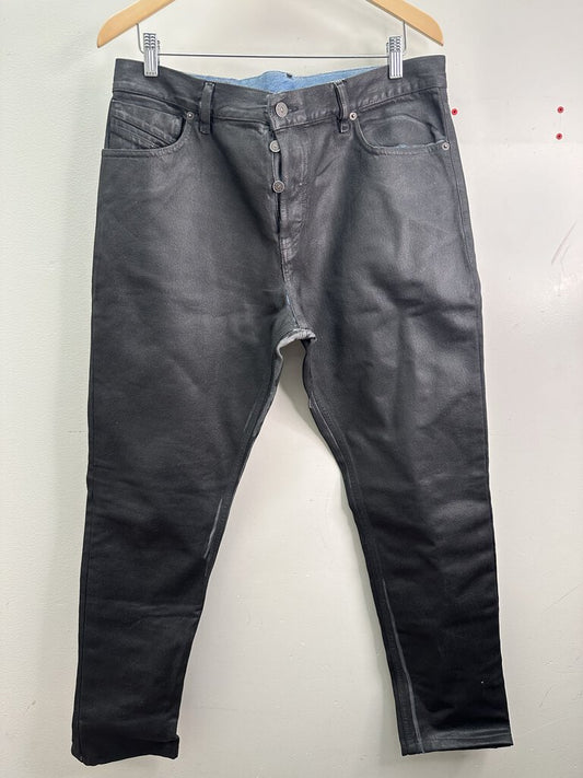 Preowned Diesel Waxed Denim Size 34