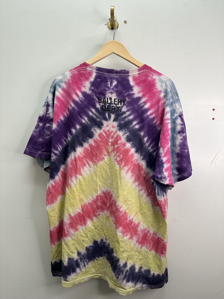 Preowned Gallery Dept. Stop Being Racist Tie Dye Tee Size XL