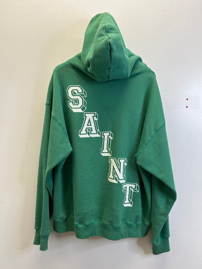 New Saint Michael Green Angel Of Death Hoodie Size Medium