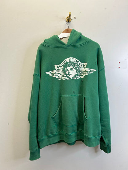 New Saint Michael Green Angel Of Death Hoodie Size Medium