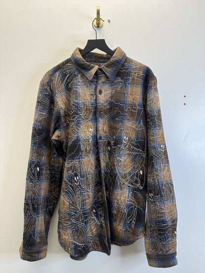 New WDW Flannel Brown & Blue sz.L