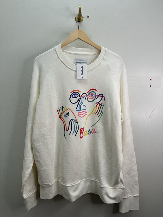 New Casablanca White Crewneck sz.XXL