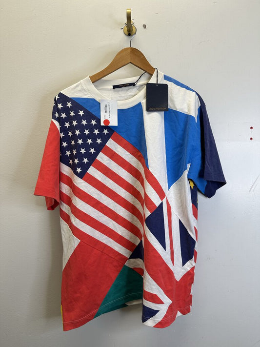 New Louis Vuitton Flag Tee sz.L