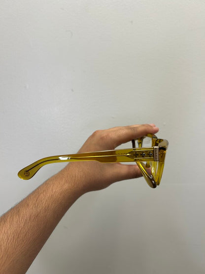 Preowned Chrome Hearts Yellow Midixathrill Frames