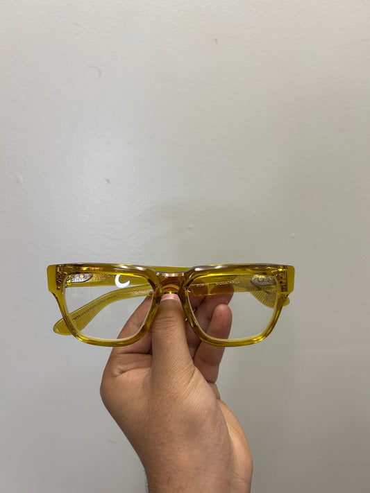 Preowned Chrome Hearts Yellow Midixathrill Frames