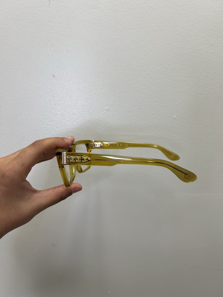 Preowned Chrome Hearts Yellow Midixathrill Frames
