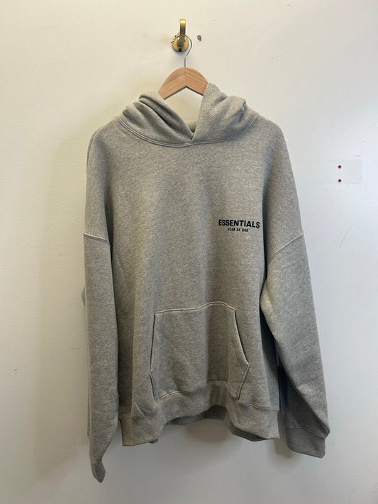 New Essentials Dark Oatmeal Hoodie Size XL