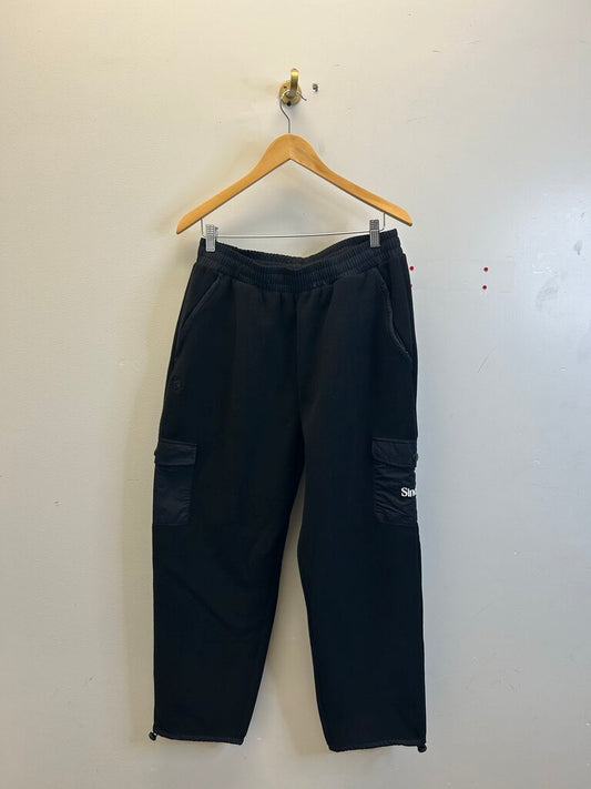 New Sinclair Black Fleece Pants Size Large