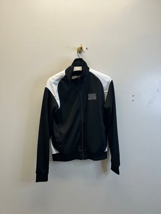 New Sinclair Black White Track Jacket Size Small