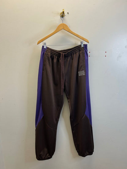 New Sinclair Brown Purple Track Pants Size Small