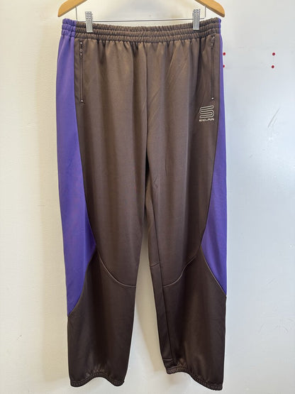 New Sinclair Brown Purple Track Pants Size XL