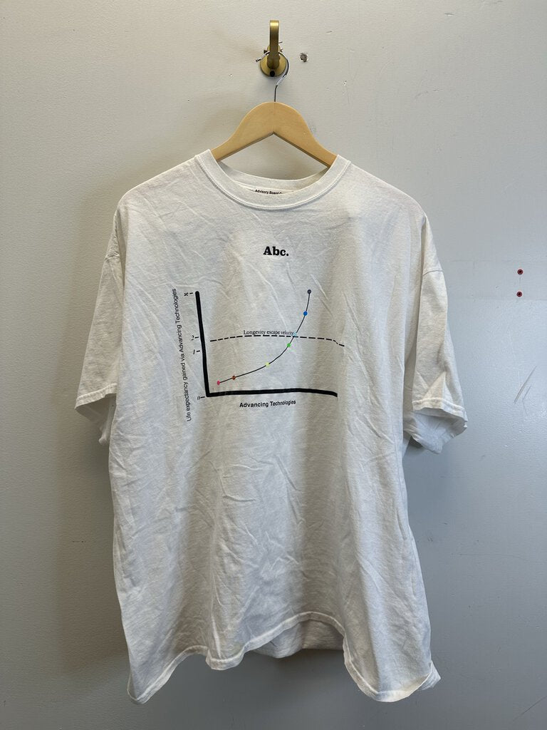 Preowned ABC White Tee Size XL