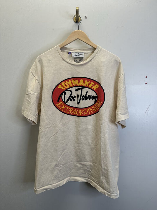 Preowned Gallery Dept. Cream Doc Johnson Tee Size XL