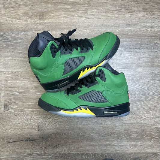 Preowned Jordan 5 Oregon Size 11