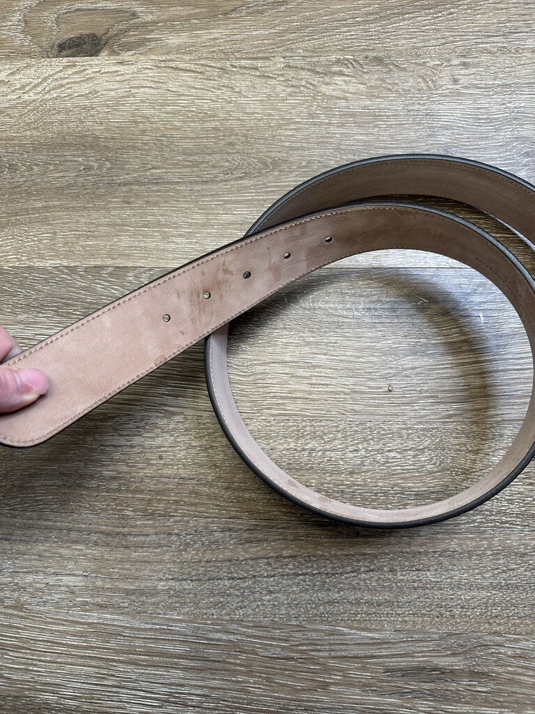 Preowned gucci Monogram Belt Size 34