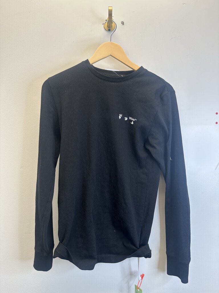 Preowned Off White Black Long Sleeve Size XS