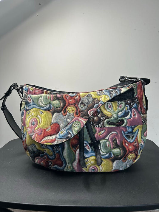 Preowned Dior Kenny Scharff Soft Saddle Bag