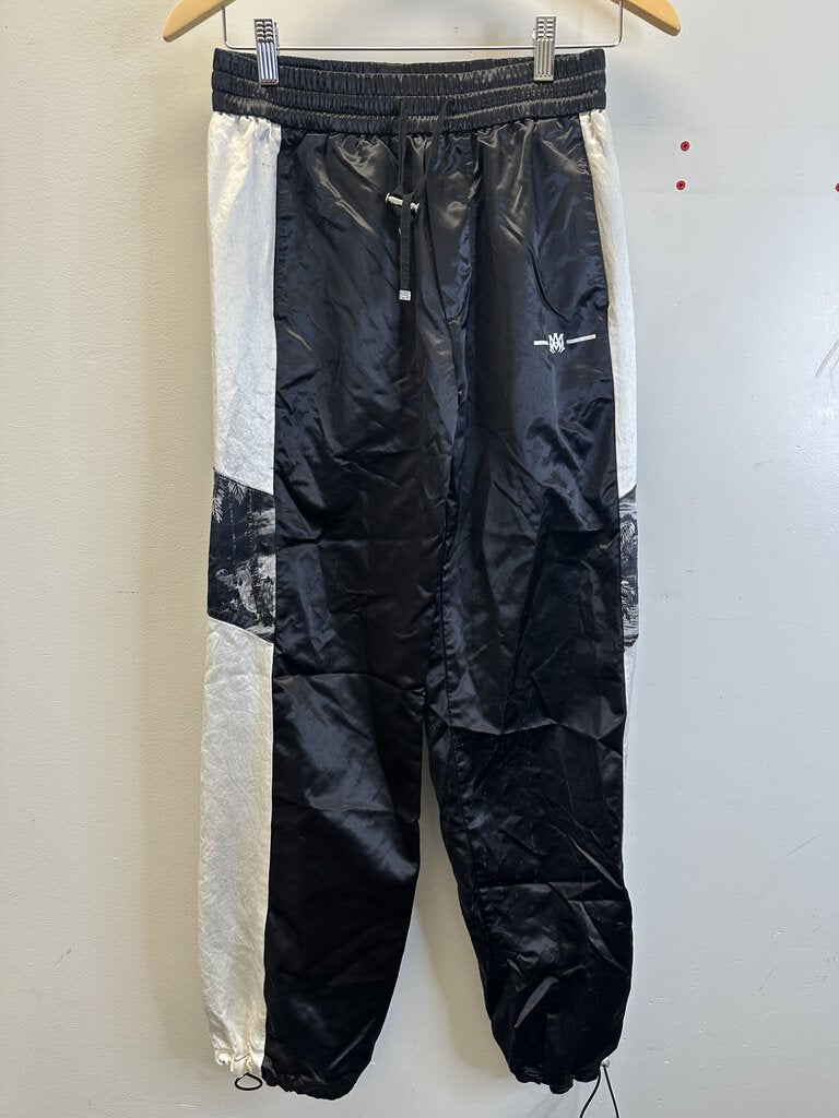 Preowned Amiri Black White Track Pants Size Small