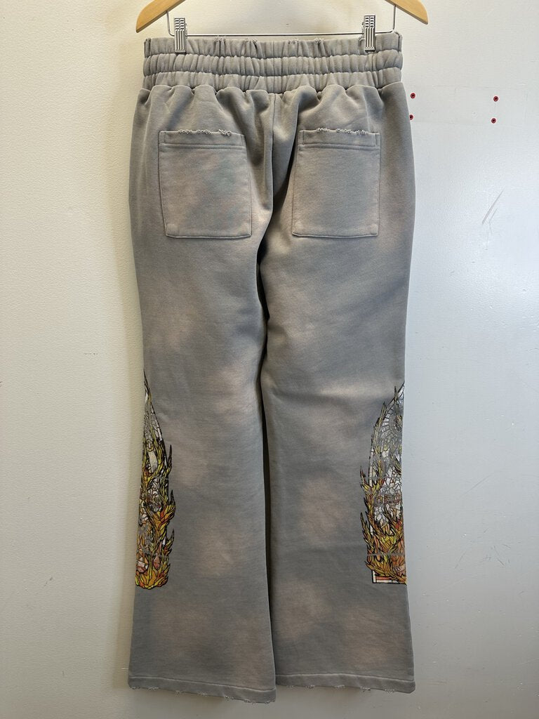 New WDW Vintage Grey Glass Sweatpants size 32