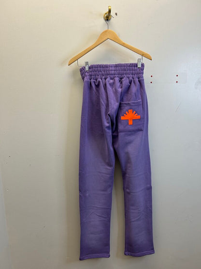 New Vertabrae Purple Orange Sweats size M
