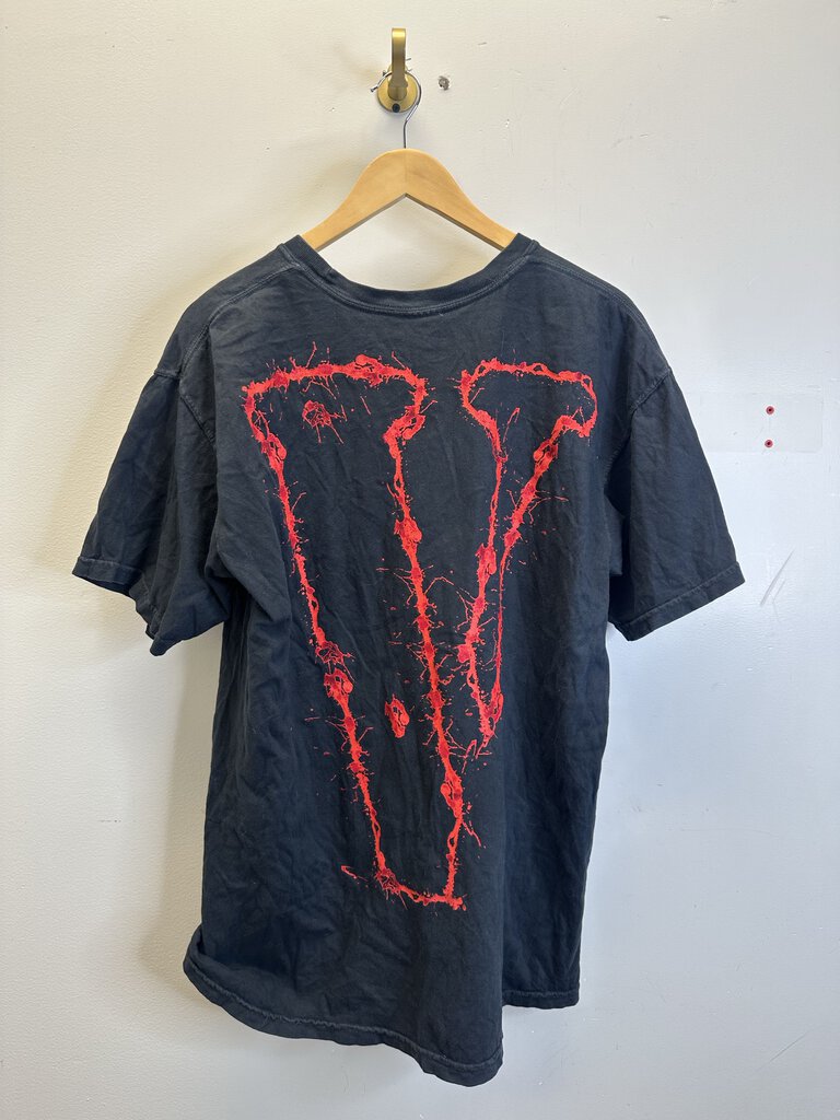 Preowned Vlone Smile Juice World Black Tee Size Large