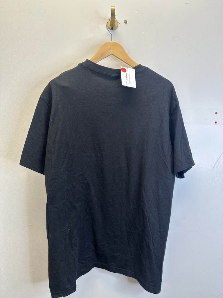 Preowned Supreme Nuova York Black Tee Size Large