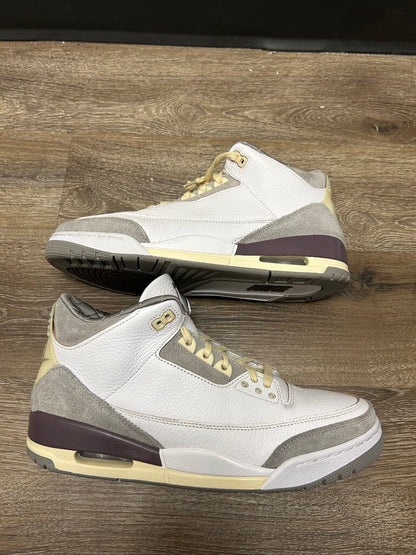 Preowned Jordan 3 A Ma Maniere White size 11.5(10)