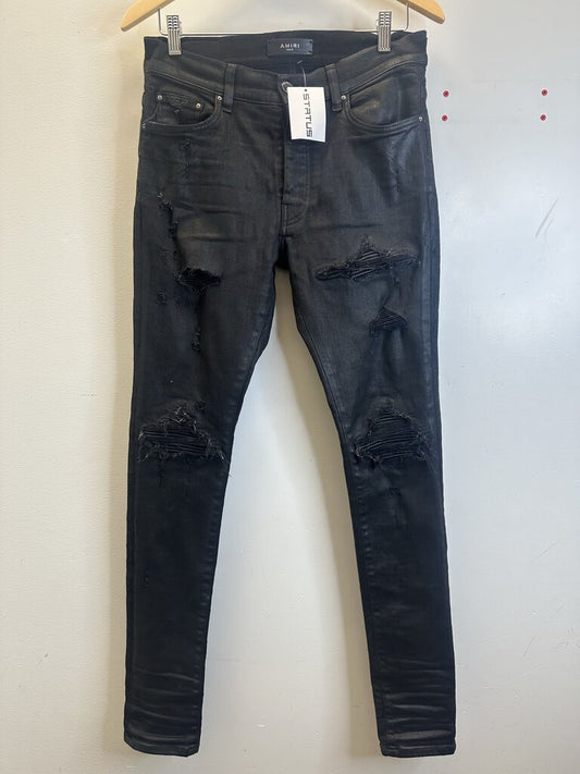 Preowned Amiri Wax Denim Size 31