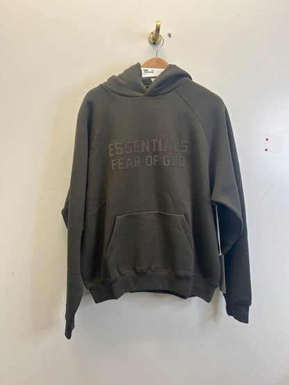 New Essentials Off Black Hoodie Size XS