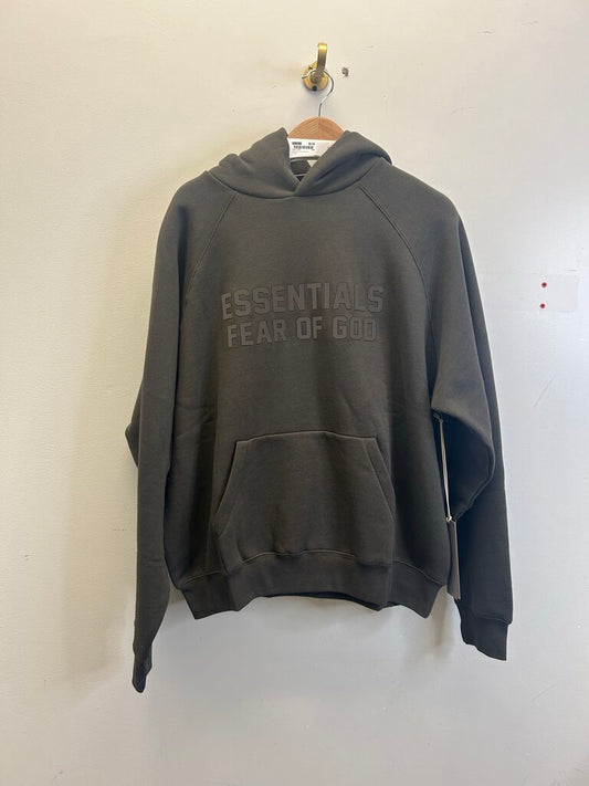 New Essentials Off Black Hoodie Size Small