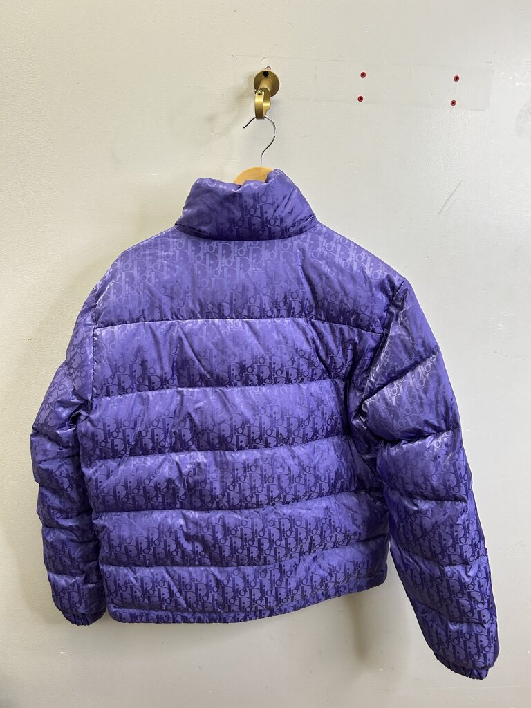 Preowned Dior Oblique Purple Monogram Puffer sz.46