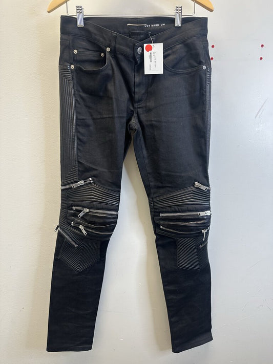 Preowned YSL Biker Jeans Size 32