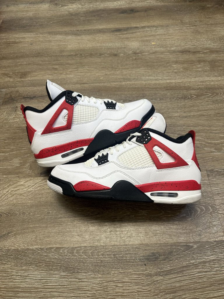 Preowned Jordan 4 Red Cement Size 10.5 (Replacement Box)