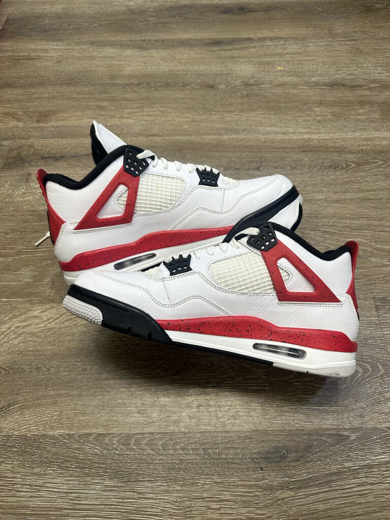 Preowned Jordan 4 Red Cement Size 10.5 (Replacement Box)