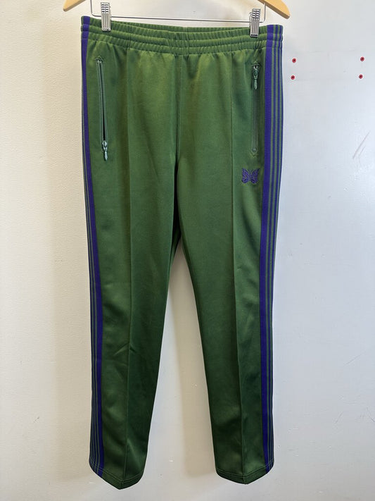 Preowned Needles Green & Purple Track Pants sz.M