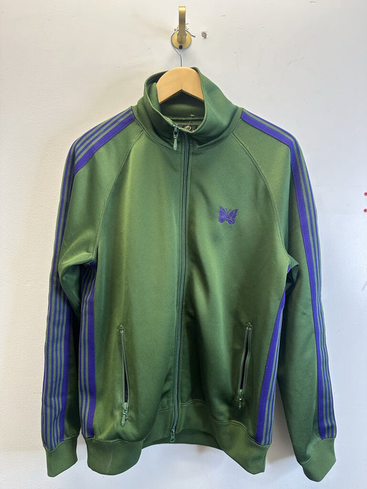 Preowned Needles Green & Purple Track Jacket sz.M