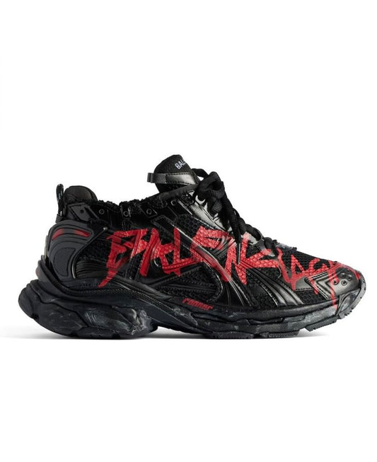 New Balenciaga Runner Black Red size 46
