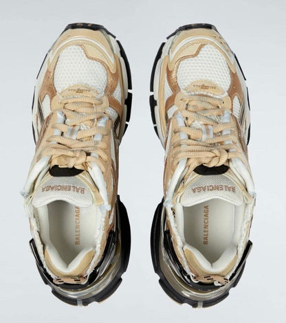 New Balenciaga Runner Brown White size 45