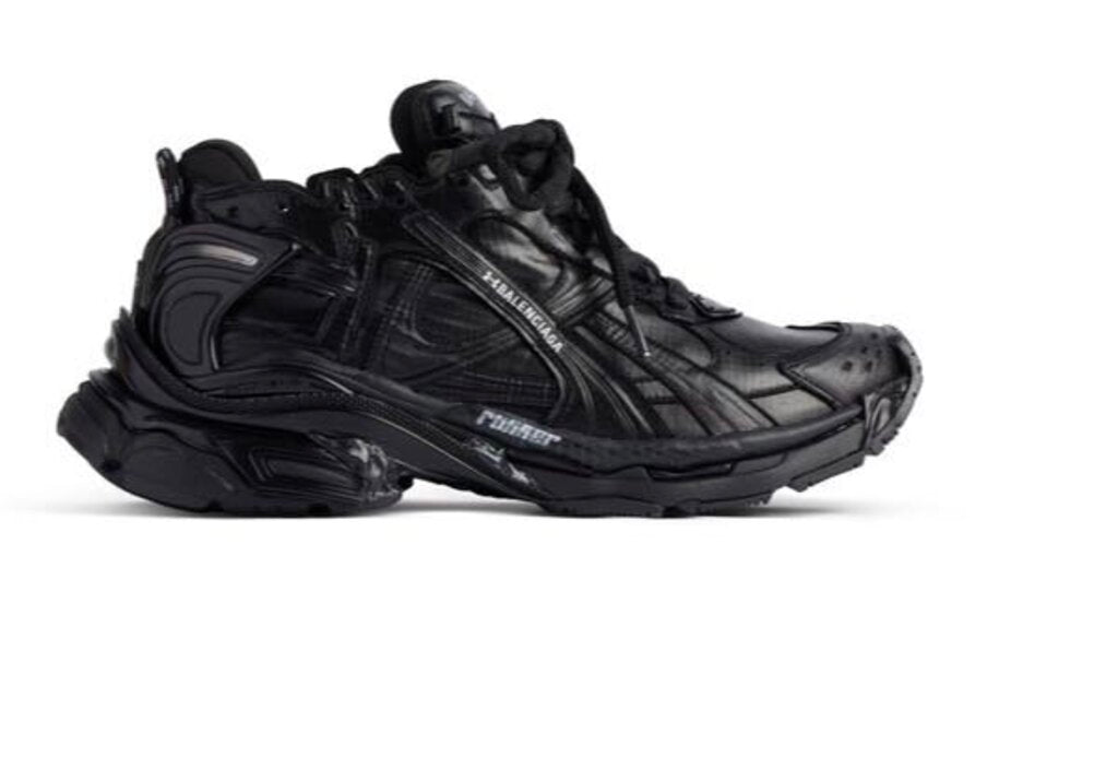 New Balenciaga Runner Black Black size 47