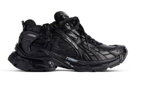 New Balenciaga Runner Black Black size 47