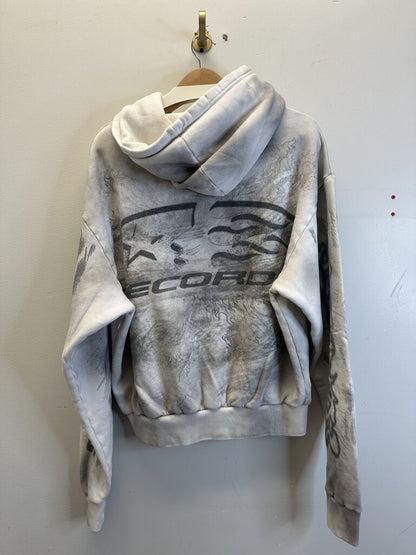 New Hellstar Grey Ogre Face Hoodie size S